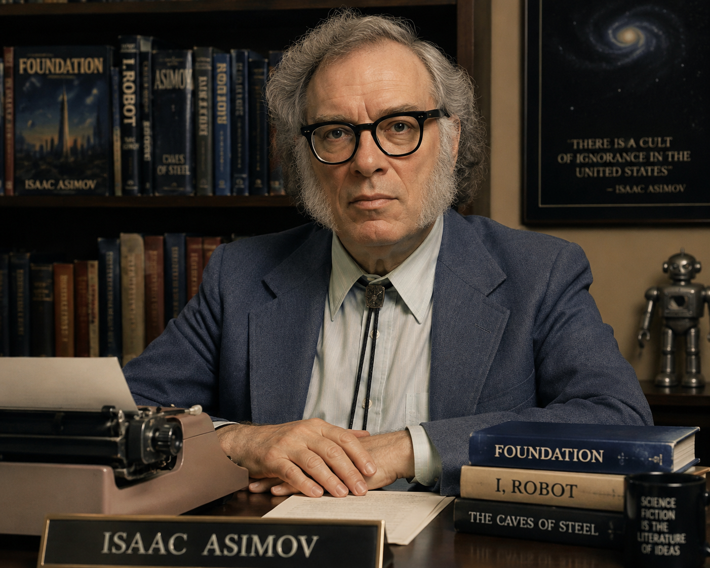 Isaac Asimov: o escritor que deu regras para os robôs