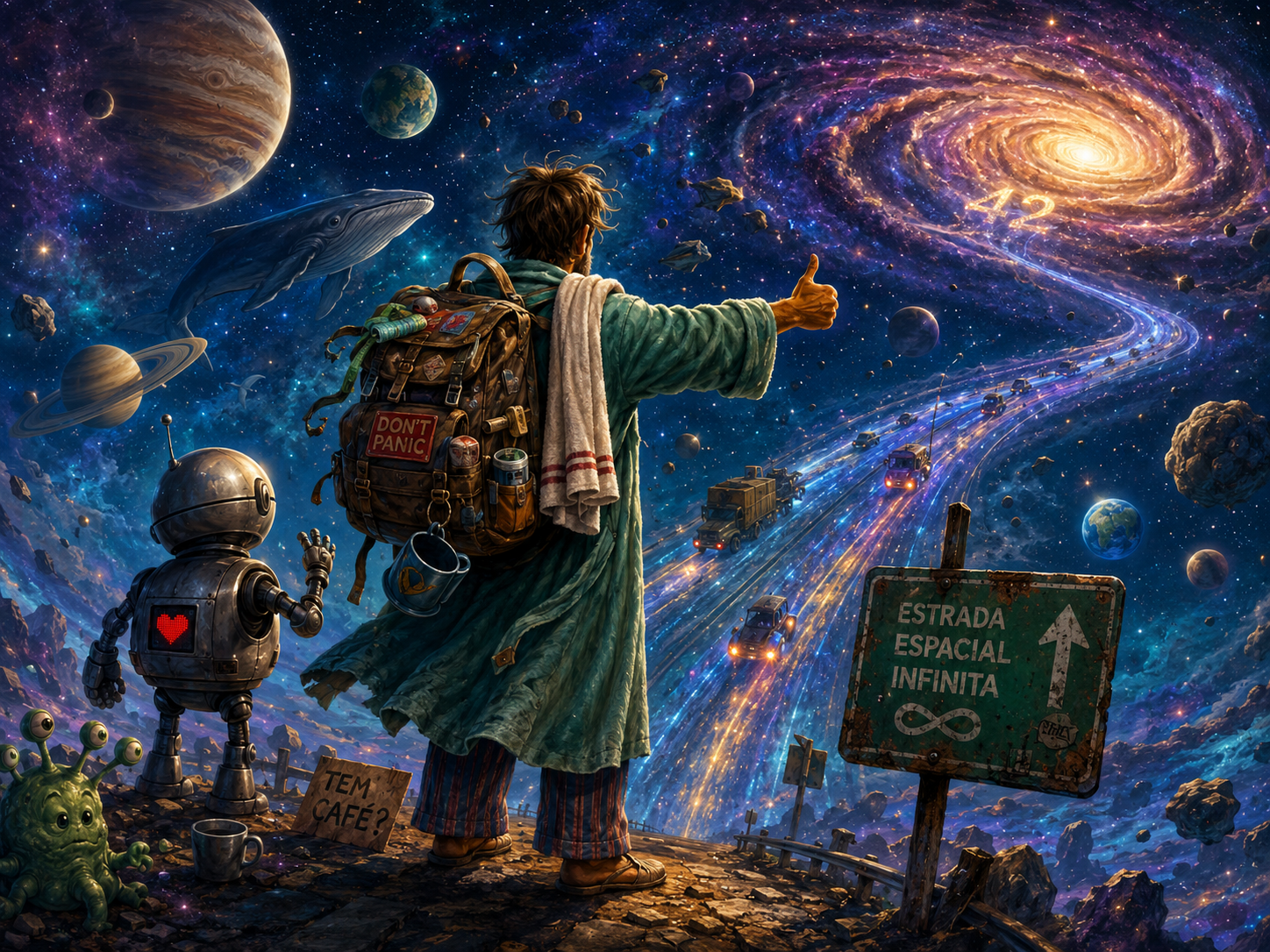 Resenha: O Guia do Mochileiro das Galáxias, de Douglas Adams